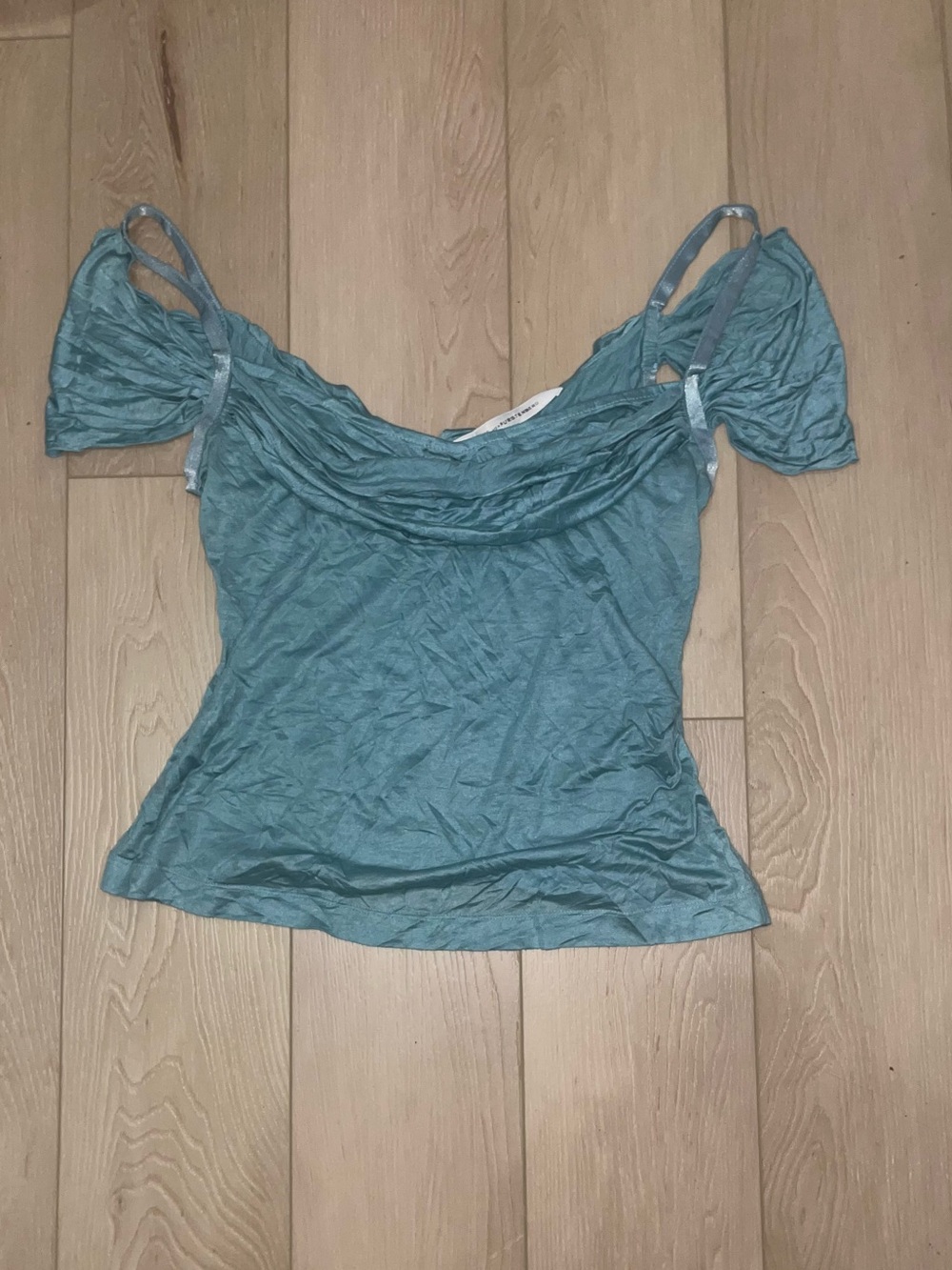 Diane Von Furstenberg y2k off the shoulder top